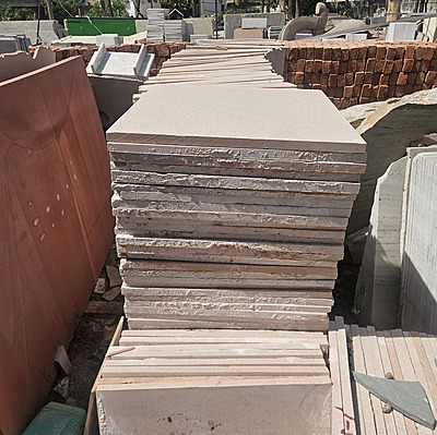 Bansi Paharpur Sand Stone Pink Cut Pieces